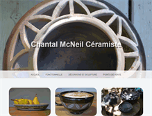Tablet Screenshot of ceramicmcneil.com
